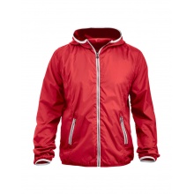 Clique Transition Jacket Hardy (modern Windbreaker with hood) red Men